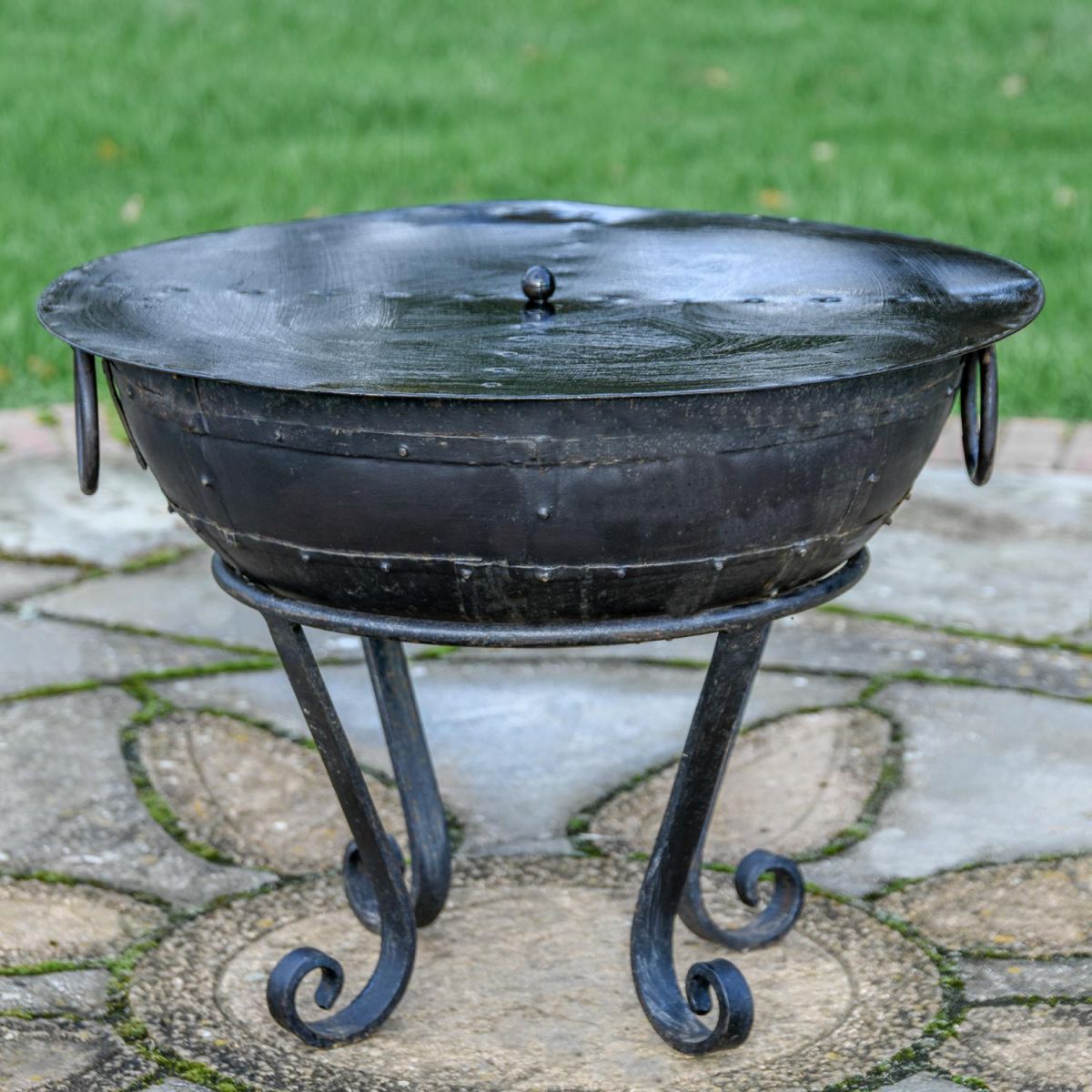 70cm Kadai Bowl Lid with Stand 
