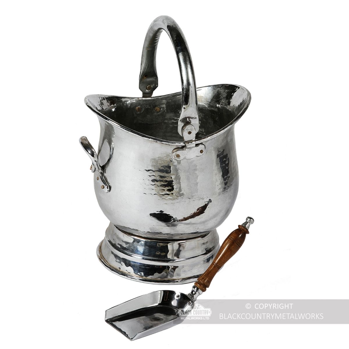 Bright Chrome Contessa Coal Bucket
