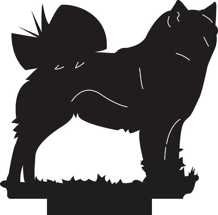 Finnish Spitz Dog Weathervane 