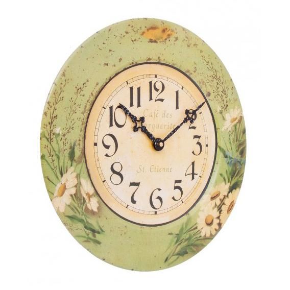 “Spring Meadows” Vintage Wall Clock 