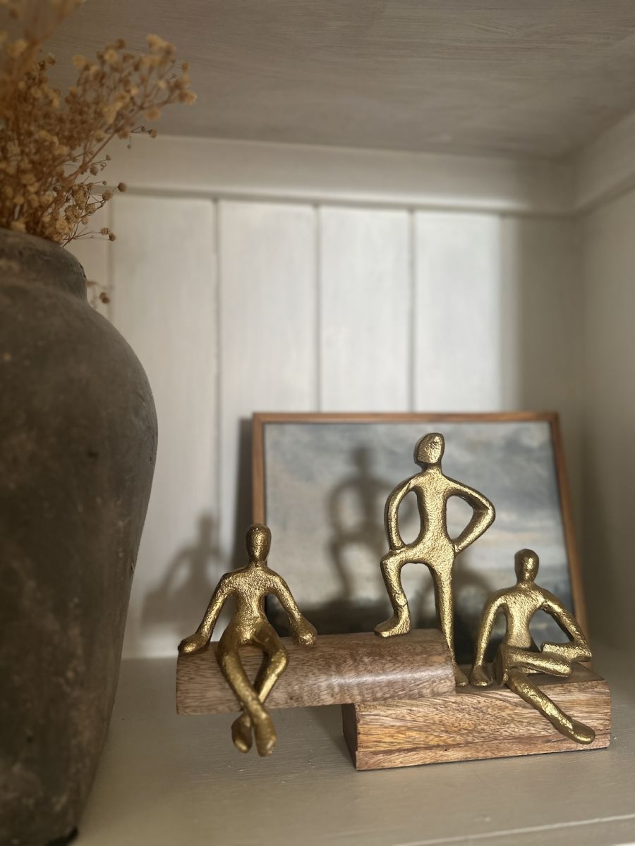 Front view of home accessory art sculpture