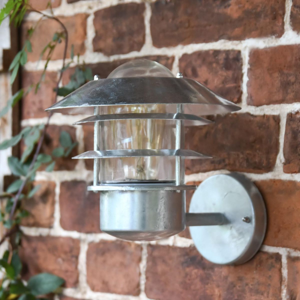 Galvanised Steel Nautical Outdoor Wall Light 