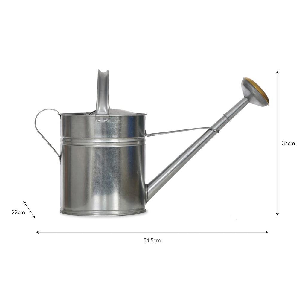 Galvanised Traditional Watering Can Dimensions