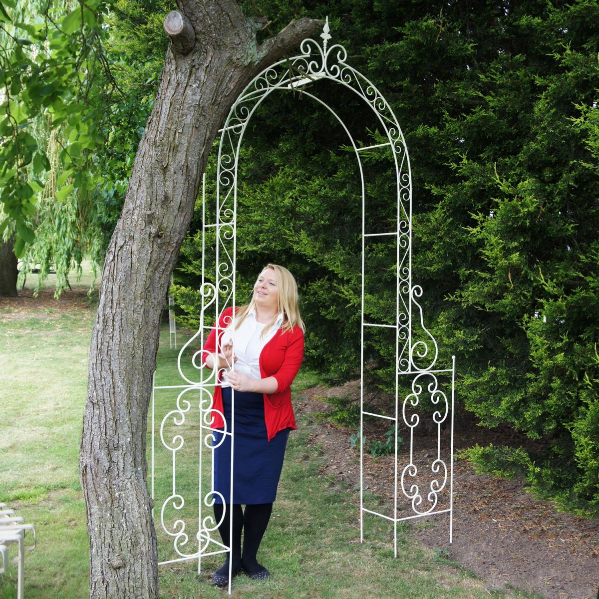 ’Geraldine’ Rose arch