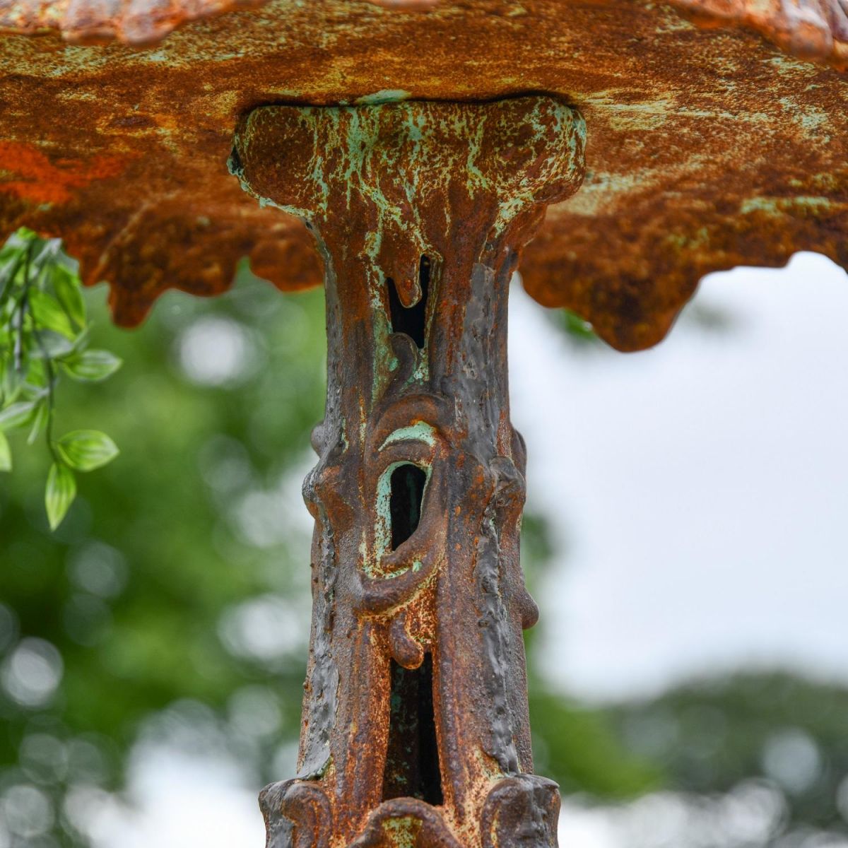 Underneath of Rustic Gothic Table Top