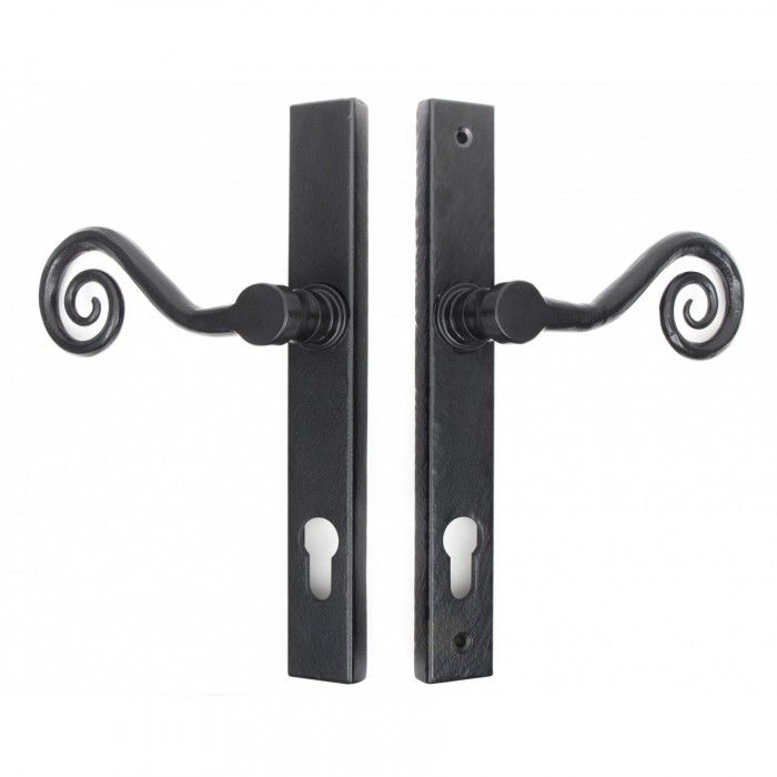 Pair Of Black Monkey Tail Lever Handles