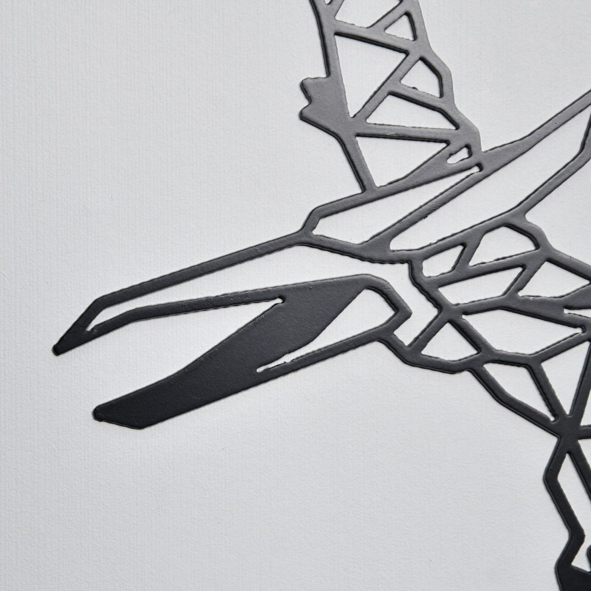 Close up of Geometric Pterodactyl Wall Art 