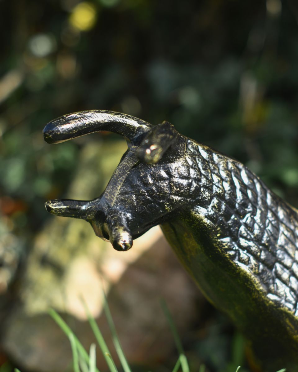 Giant snail aluminium garden sculpture