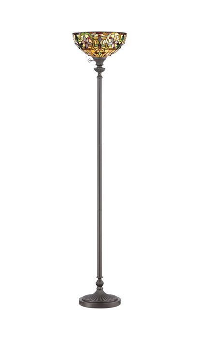 "Rembury Place" Glass Flower Design Floor Lamp