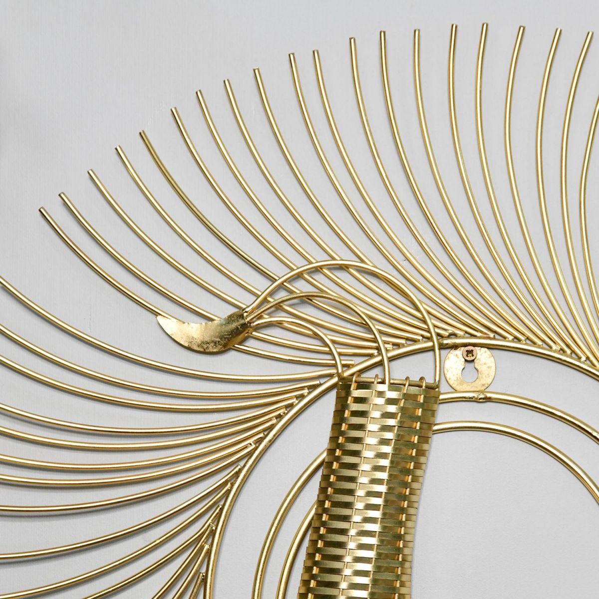 Close-up of the Gold Finish on the Wall Art