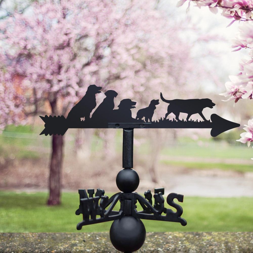 Group of Dogs Weathervane