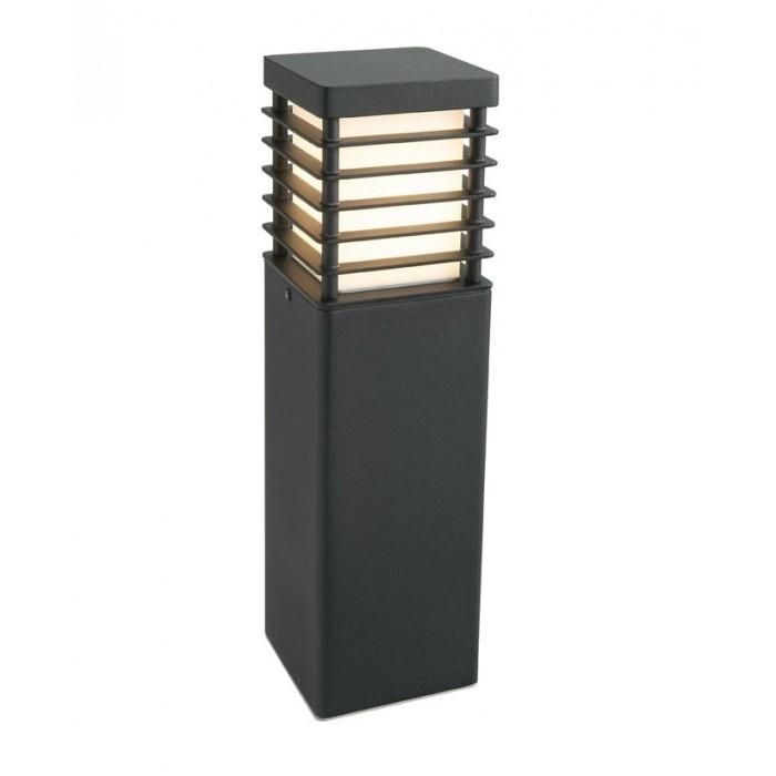 Heavy Duty Steel Low Level Bollard Lights Finished in Black