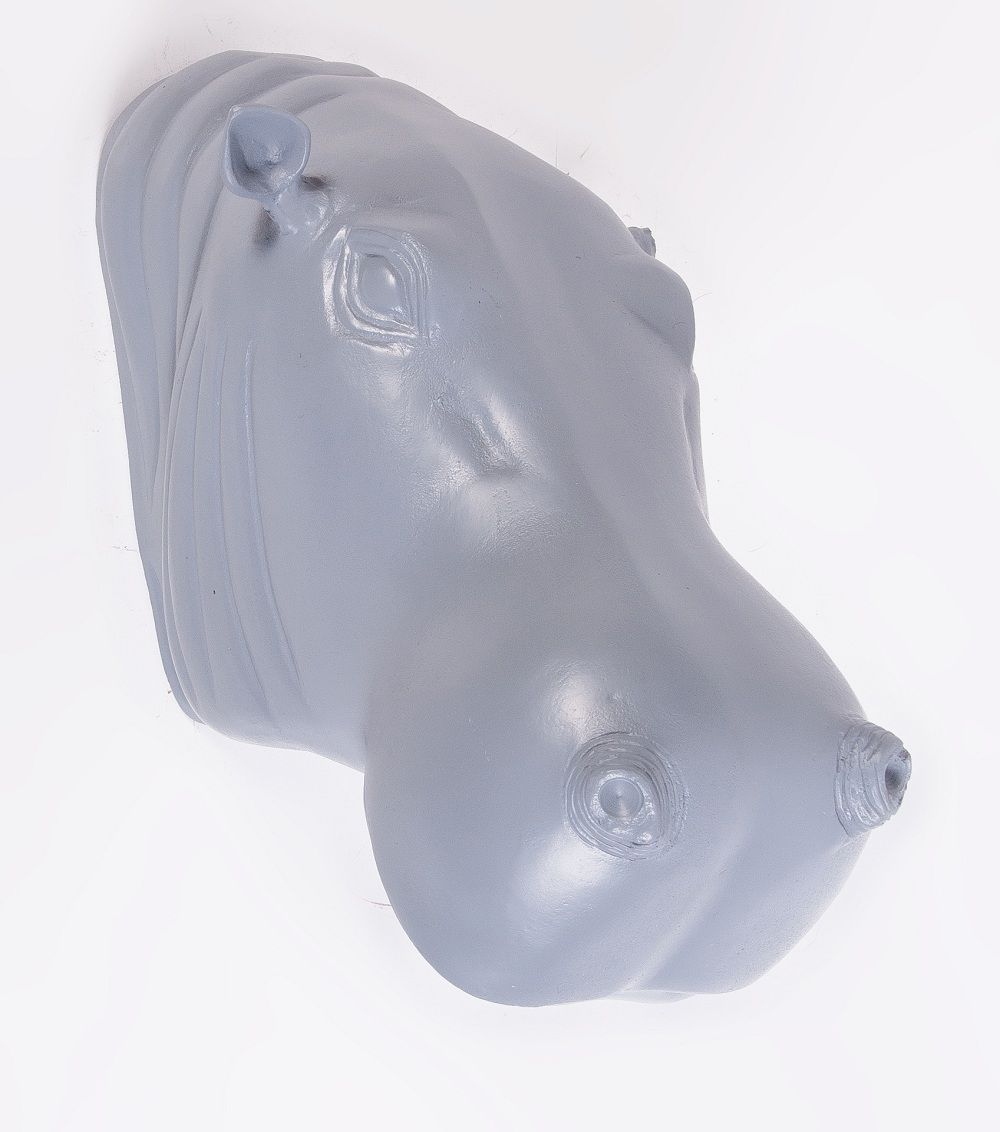 “Herman Hippo” Aluminium Bust 