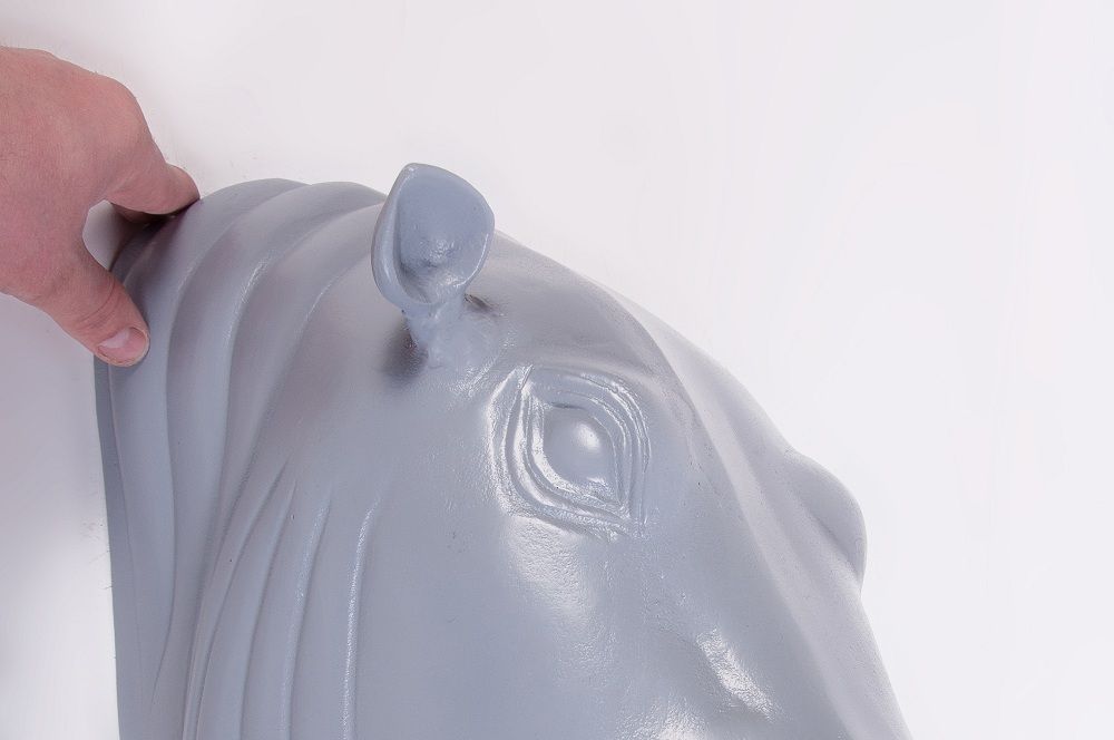 “Herman Hippo” Aluminium Bust 