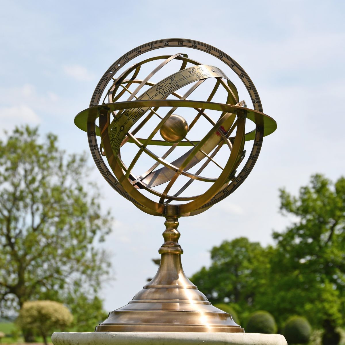 "Celestial" Armillary Sundial- 70cm (Medium) 