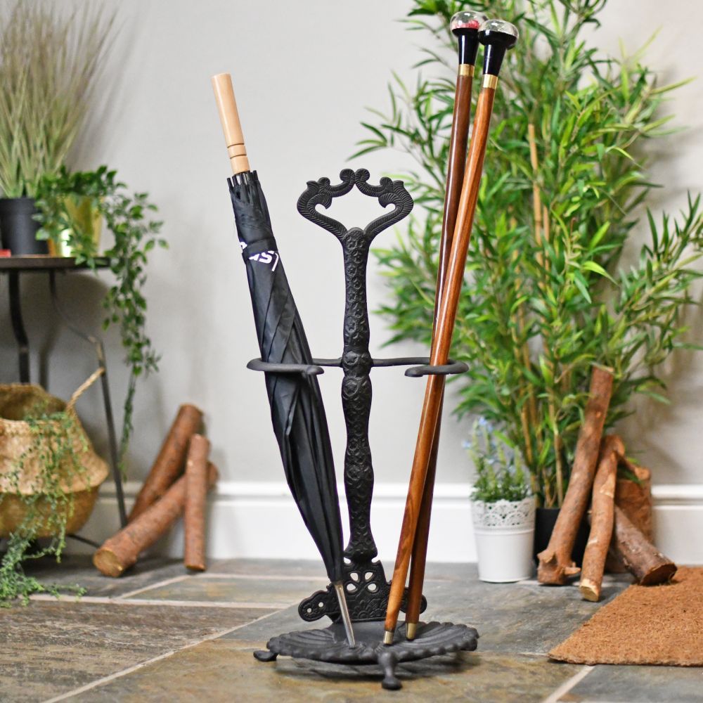 Chislehurst Lane Cast Iron Umbrella and Walking Stick Stand