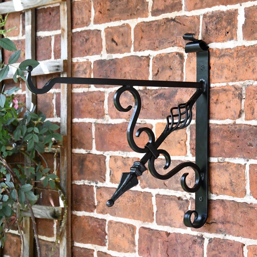 "Cupid"s Arrow" Blacksmith Iron Hanging Bracket