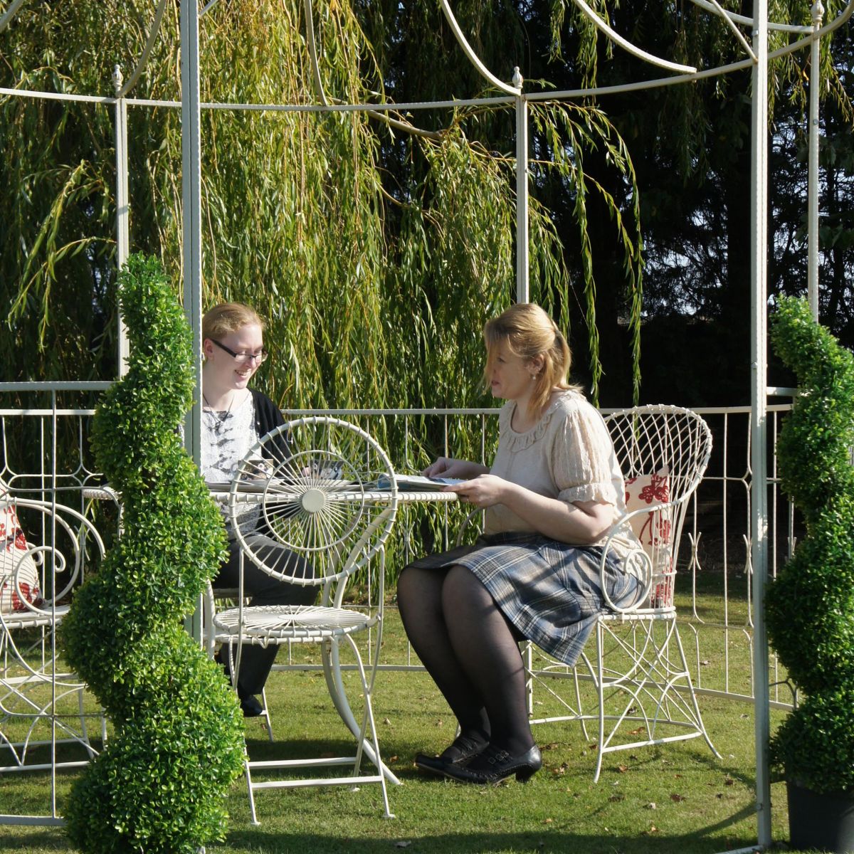 "The Countess" Gazebo- Cream 