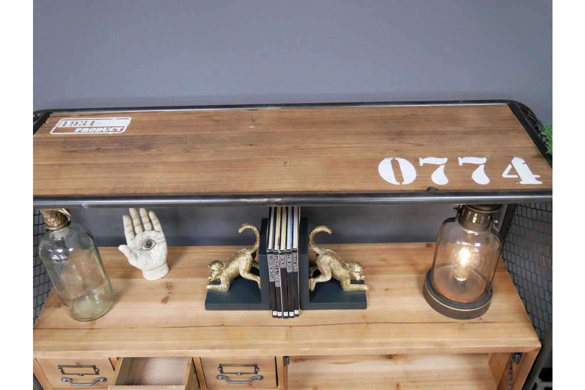 Industrial Cart Cabinet Drawers in Use
