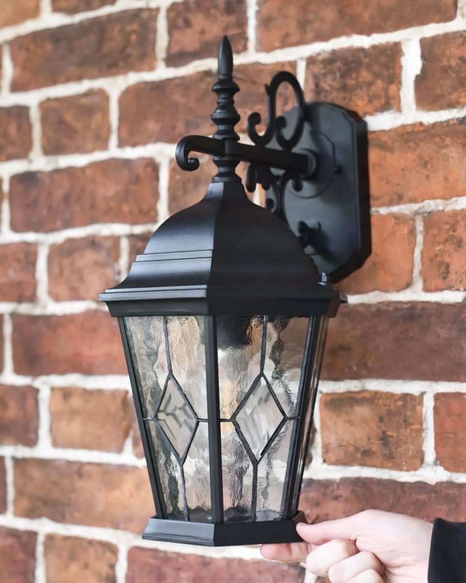 Intricate Victorian Wall Light Side View