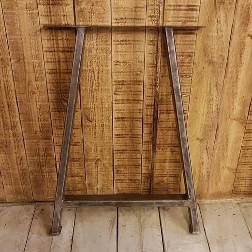 Table End 2x1 A Frame in an Antique Iron