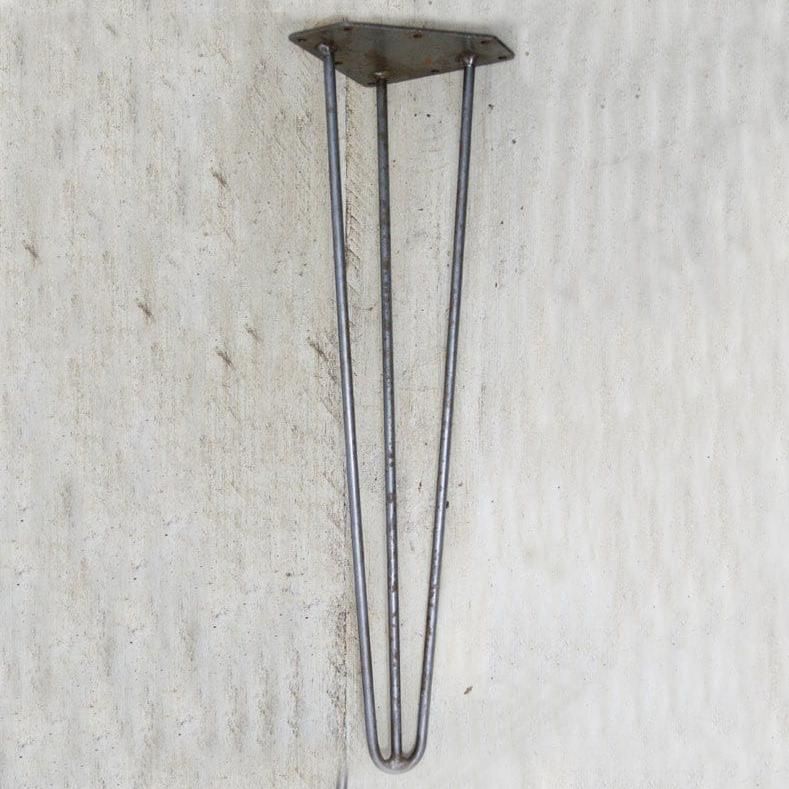 Three Prong Hairpin Table Leg Finished Created From Iron