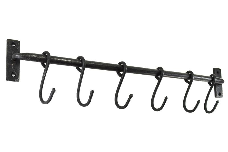 iron tool rack hanging hooks