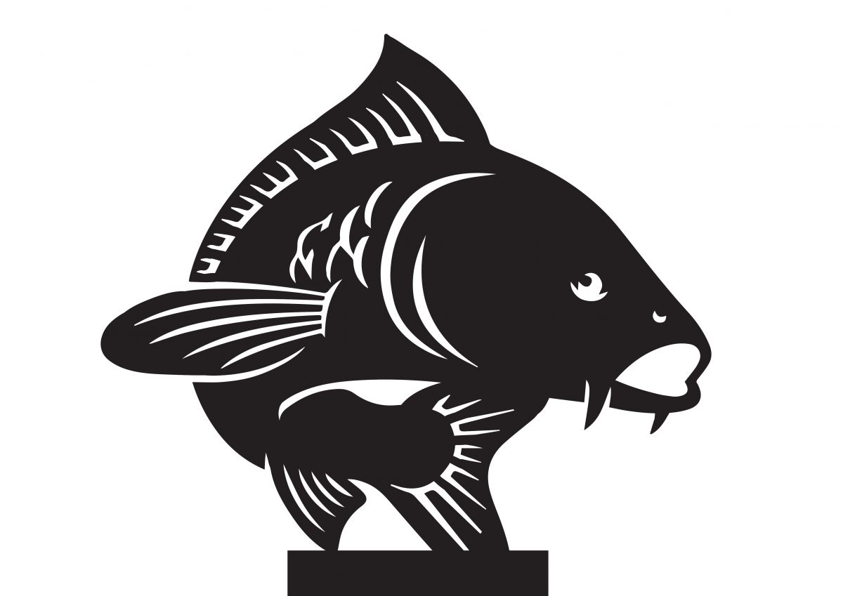 Koi Carp Motif For Garden Weathervane