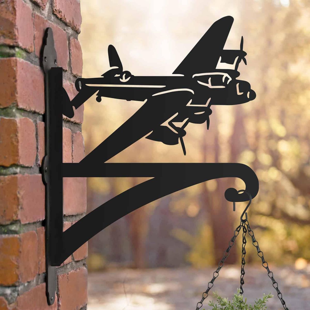 Steel Lancaster Bomber Hanging Basket Bracket