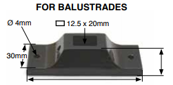 Black Landing Bracket 
