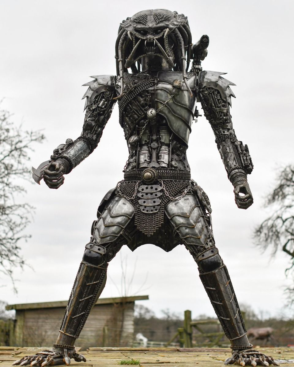 Large Alien Sculpture In Situ