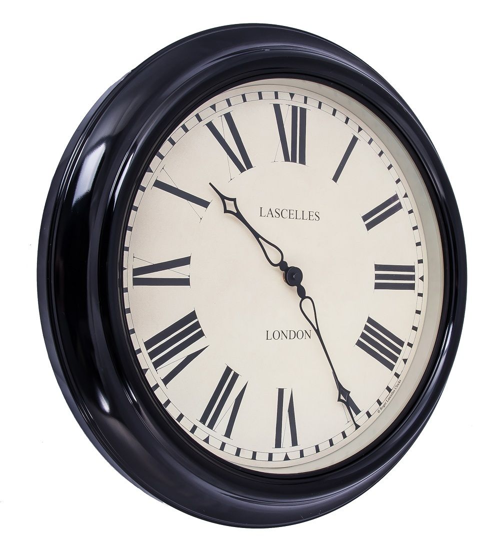 “Walker Court” Wall Clock with Roman Numerals