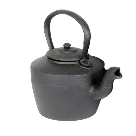 Large Cast Iron Decorative Kettle