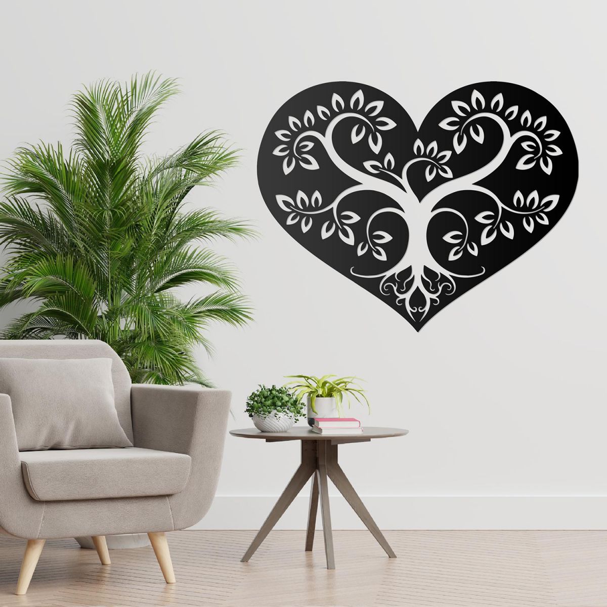 Tree Heart Wall Art in Situ