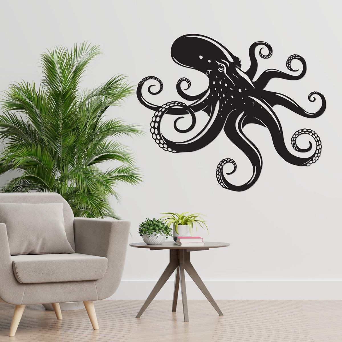 Octopus Wall Art in Situ in the Home