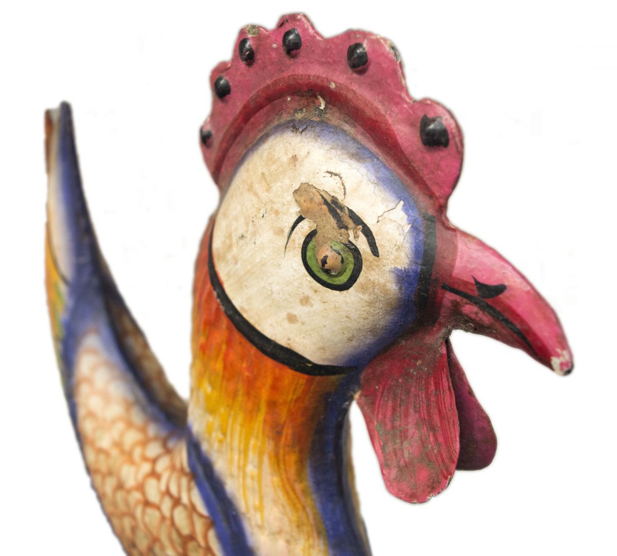 "Morwell Range" Large Painted Rooster