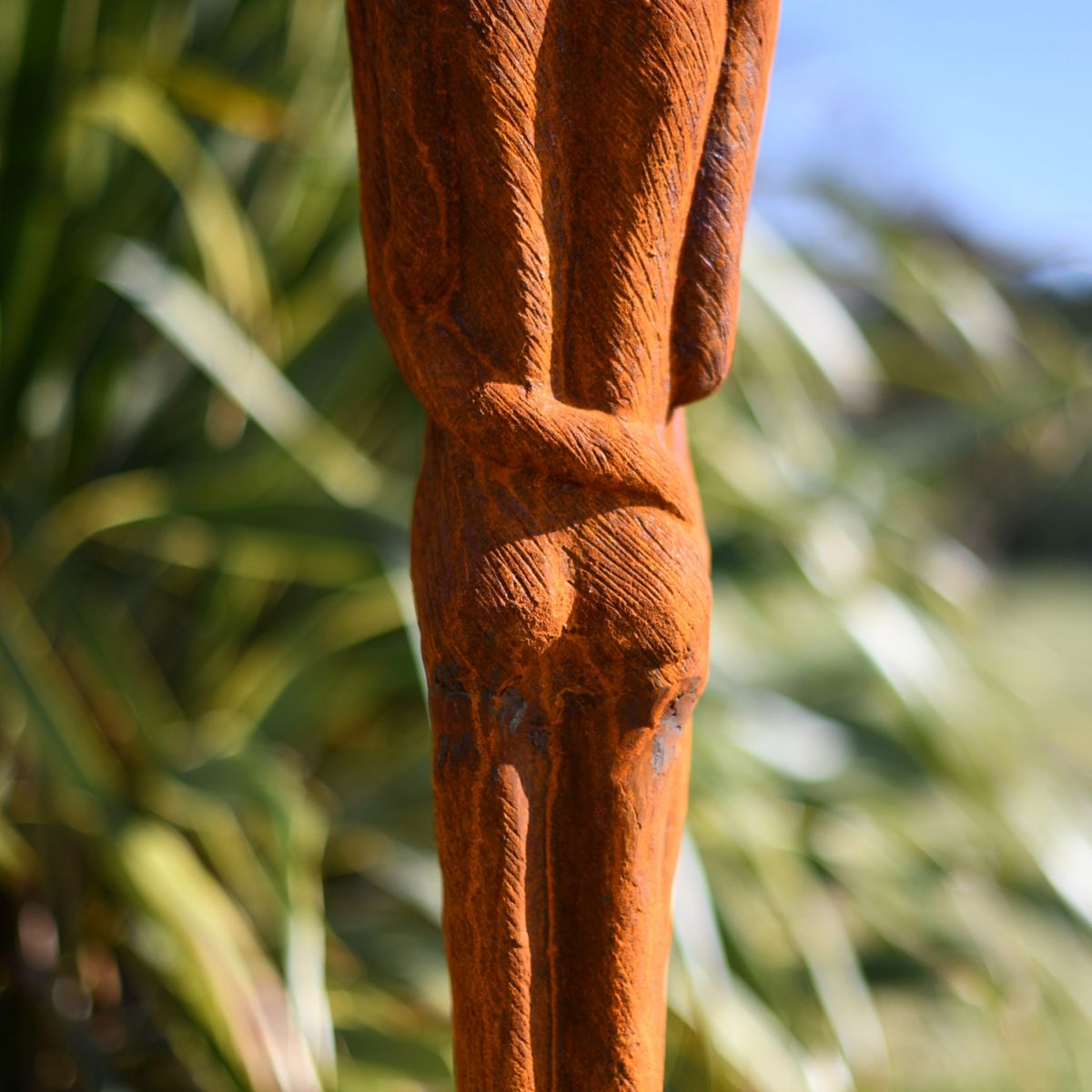 Close-up of the Cast Iron Rustic Finish
