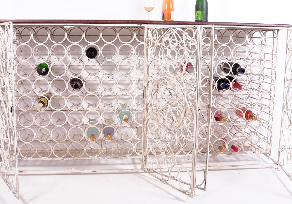 Large White Wine Rack