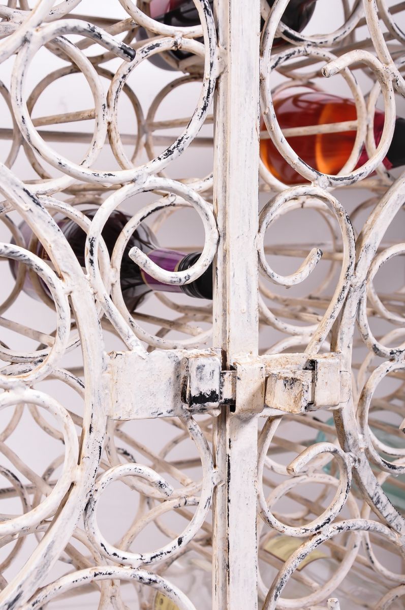 Large White Wine Rack