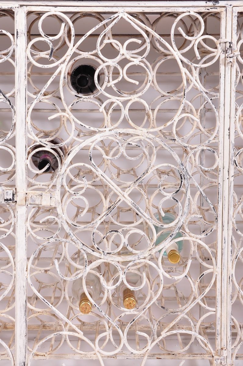 Large White Wine Rack