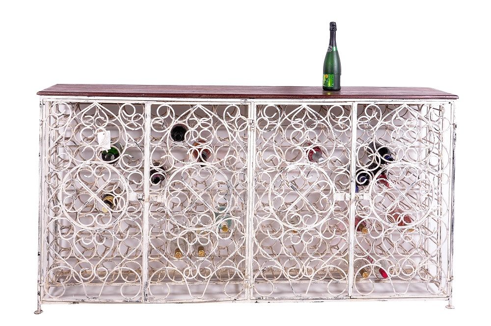 Large White Wine Rack