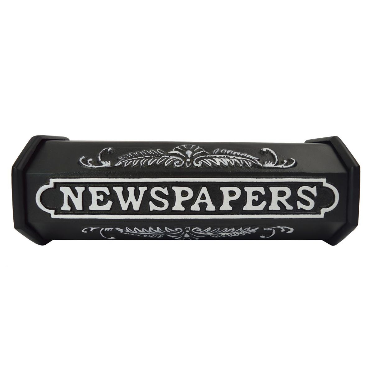 Black & White "Times Past" Victorian Newspaper Box