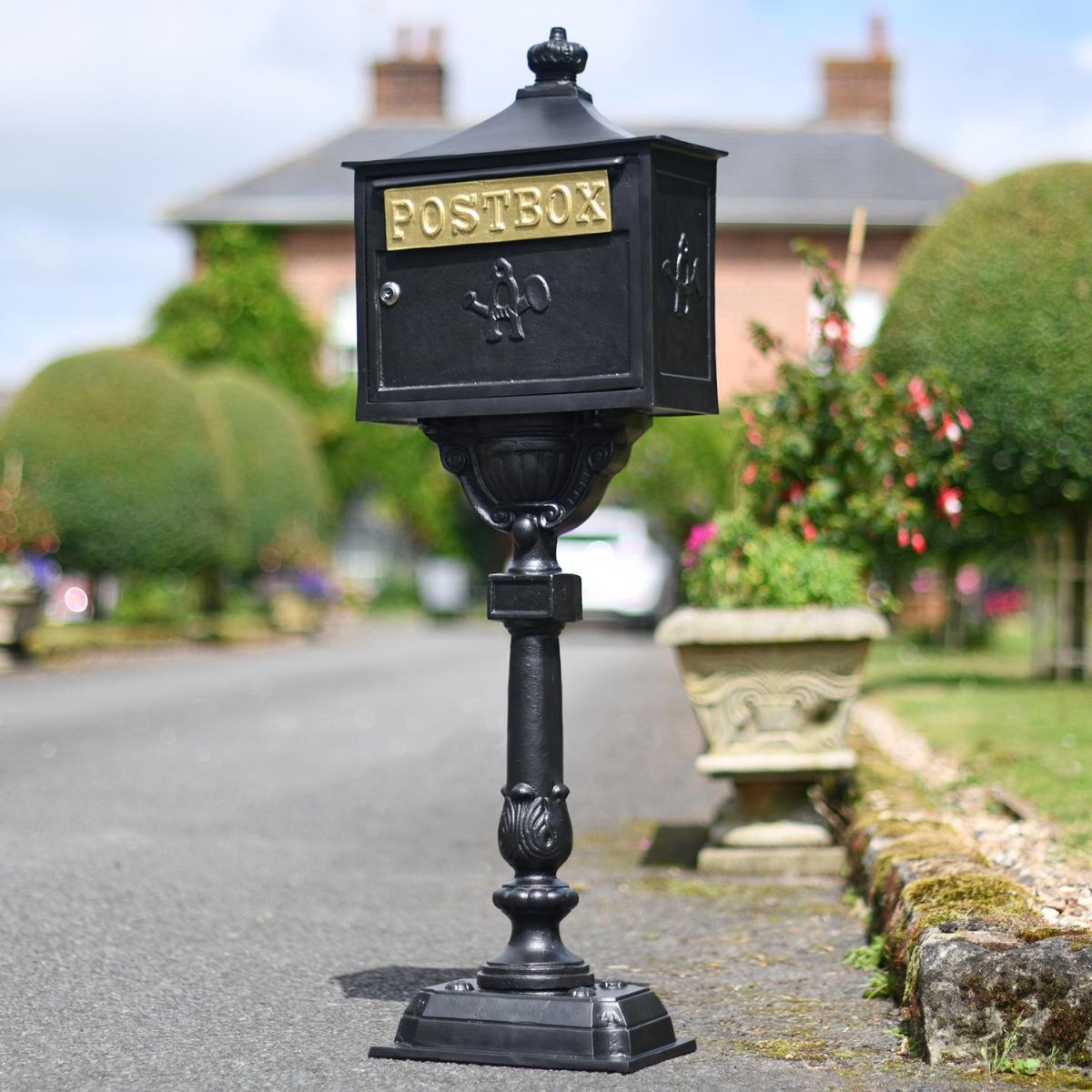 “Malabar Peppercorn” Black Suffolk Post Box