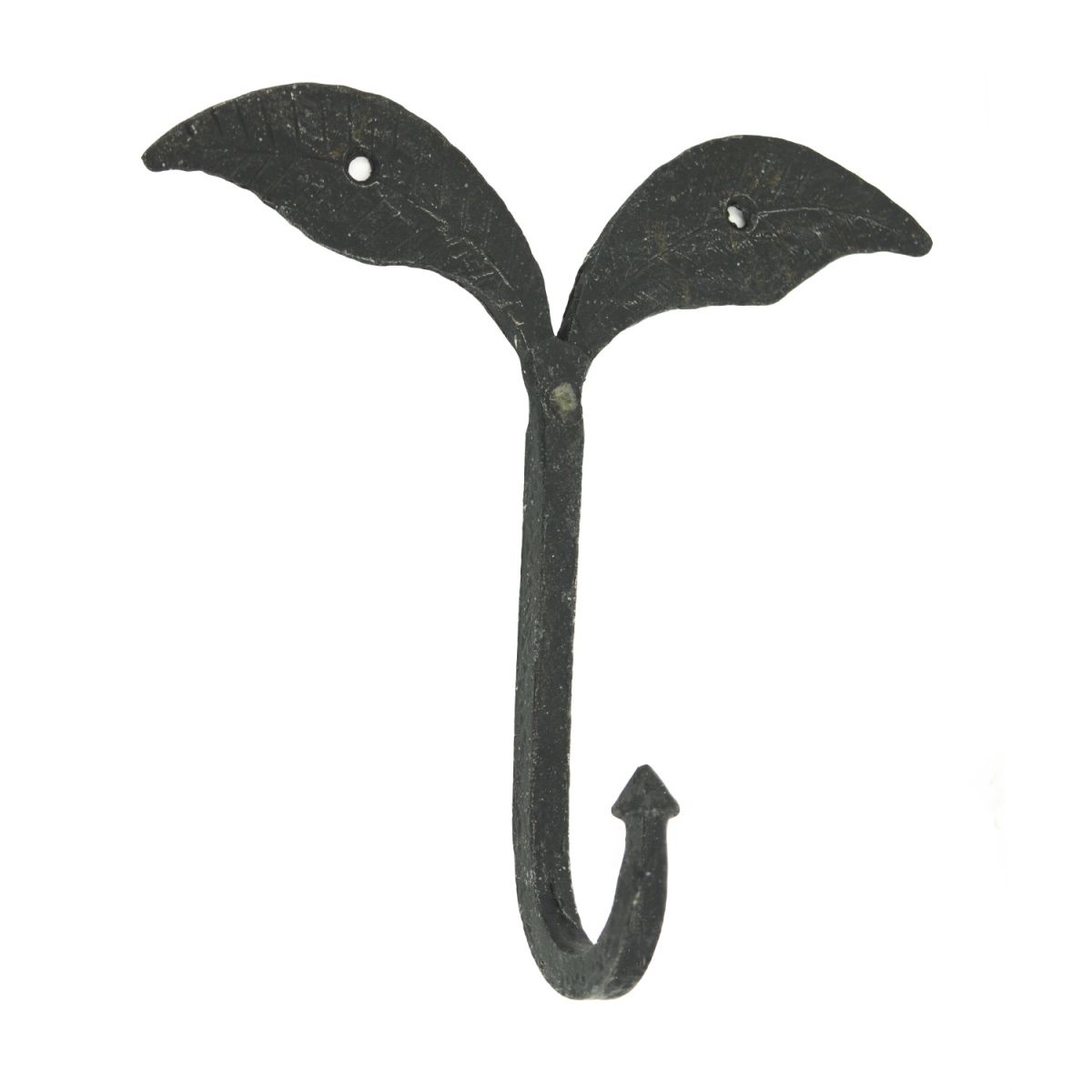 Leaf Beeswax Iron Coat Hook