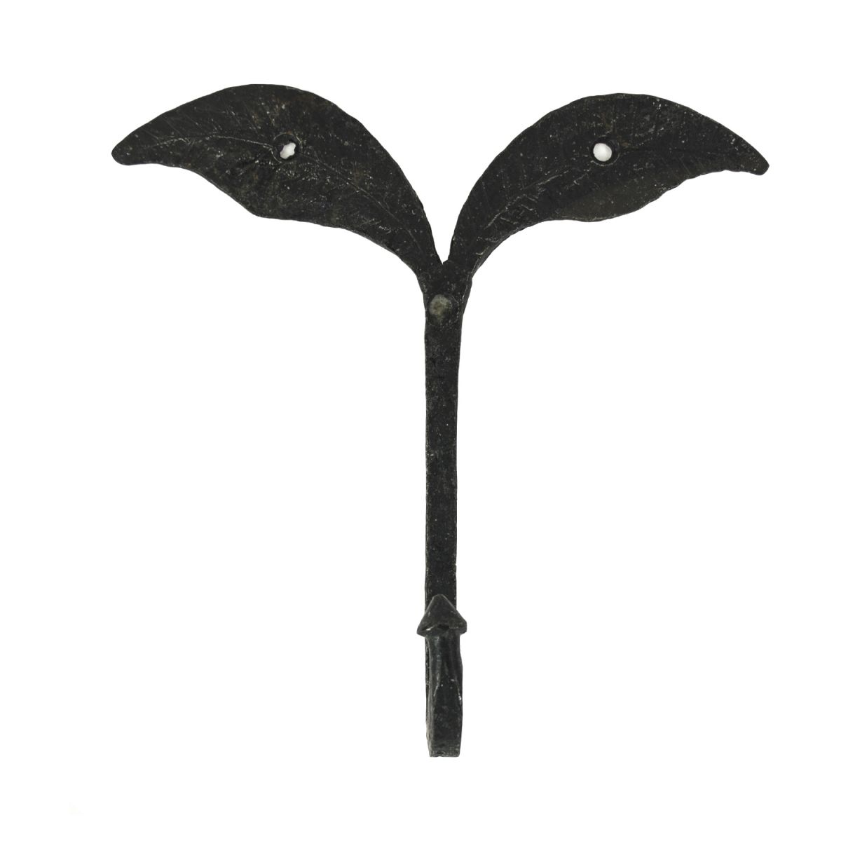 Leaf Beeswax Iron Coat Hook