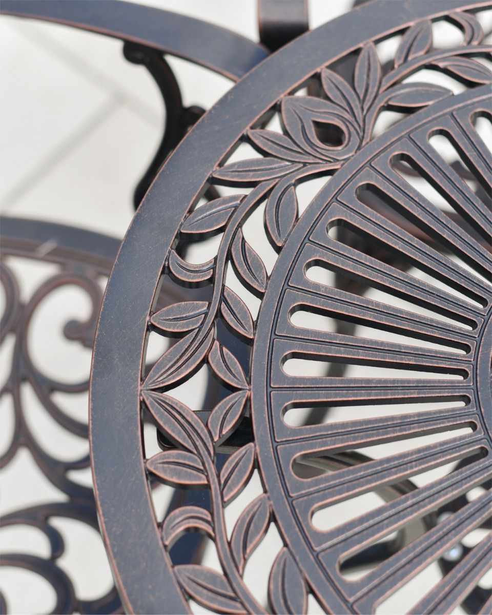 Leaf Design Metal Table Top
