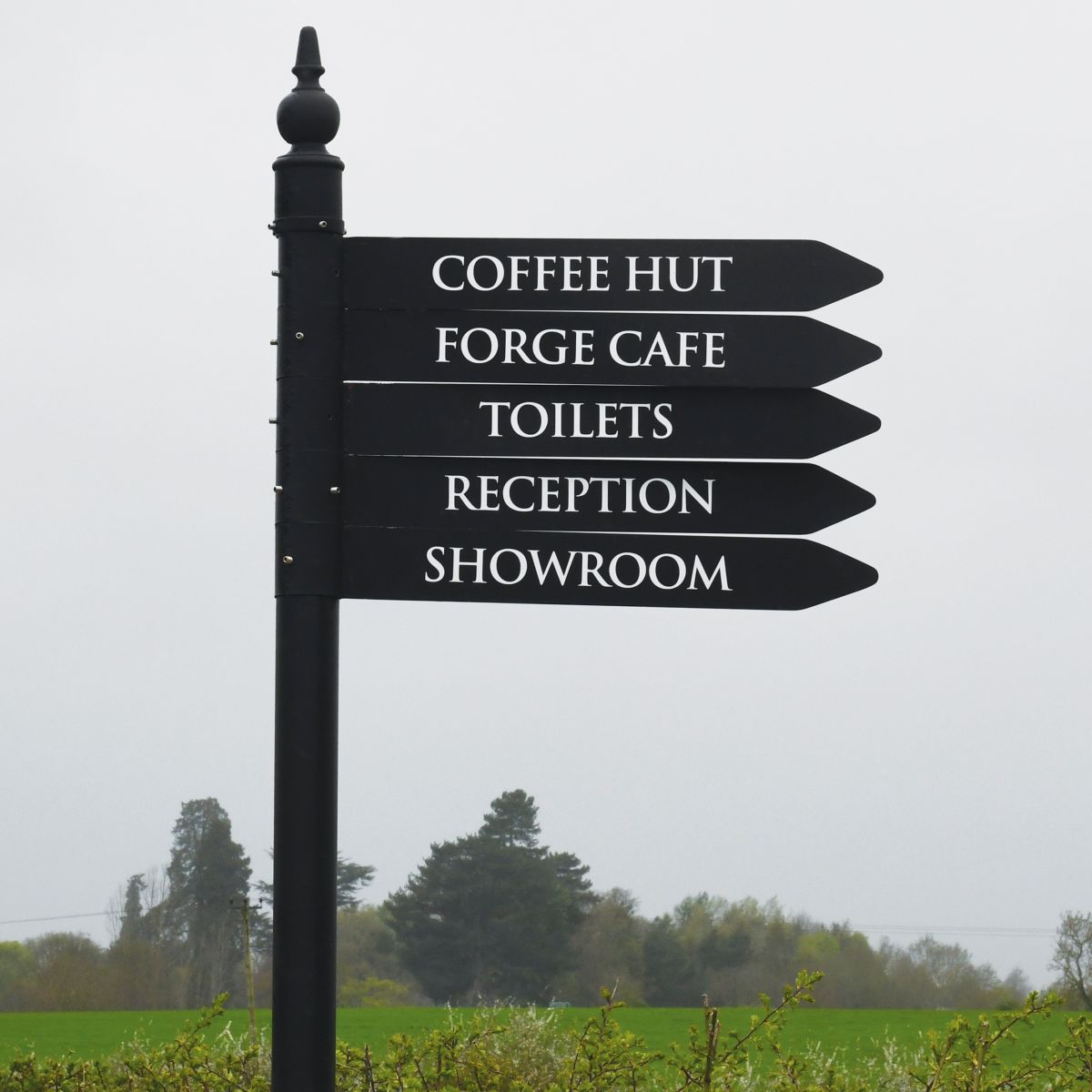 Lamp Post Directional Signs