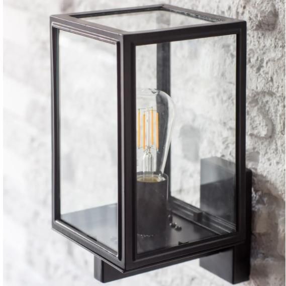 Modern Black Square-Shaped Wall Light