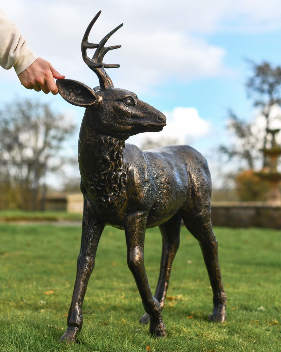 "Lincoln" Buck Garden Sculpture scale Shot 