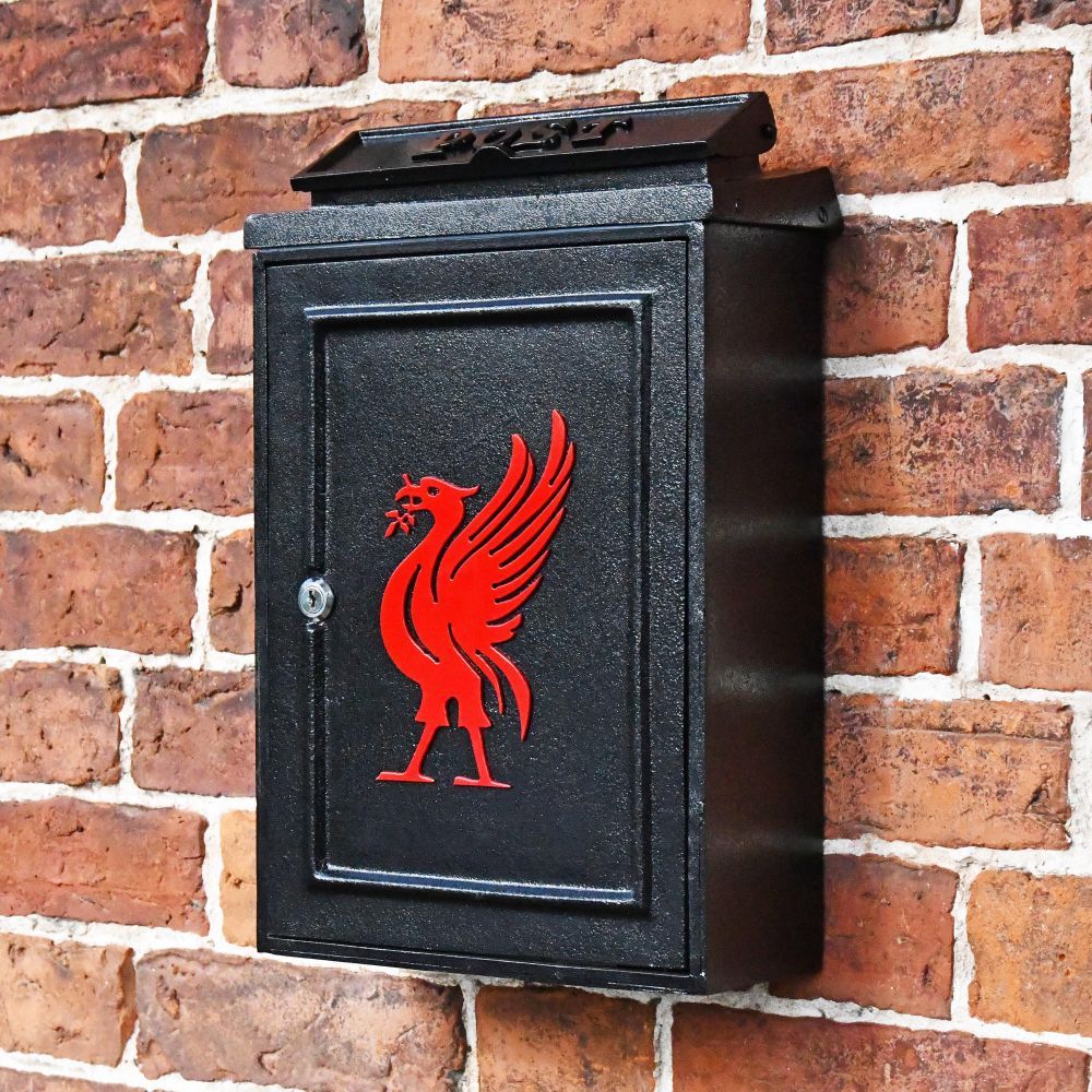 Deluxe Red "Liver Bird" Wall Mounted Post Box 